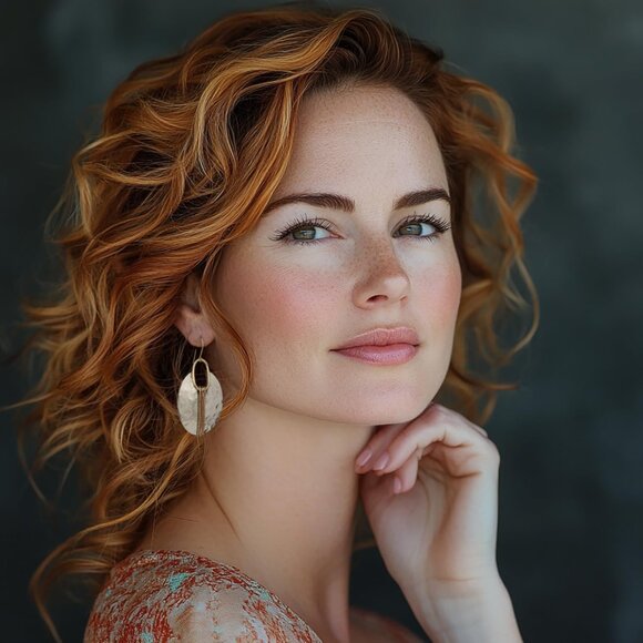 Boho Earrings Silver Gold Copper Dangle Ethnic Gift for Women Stylish Jewelry - Picture 2 of 8